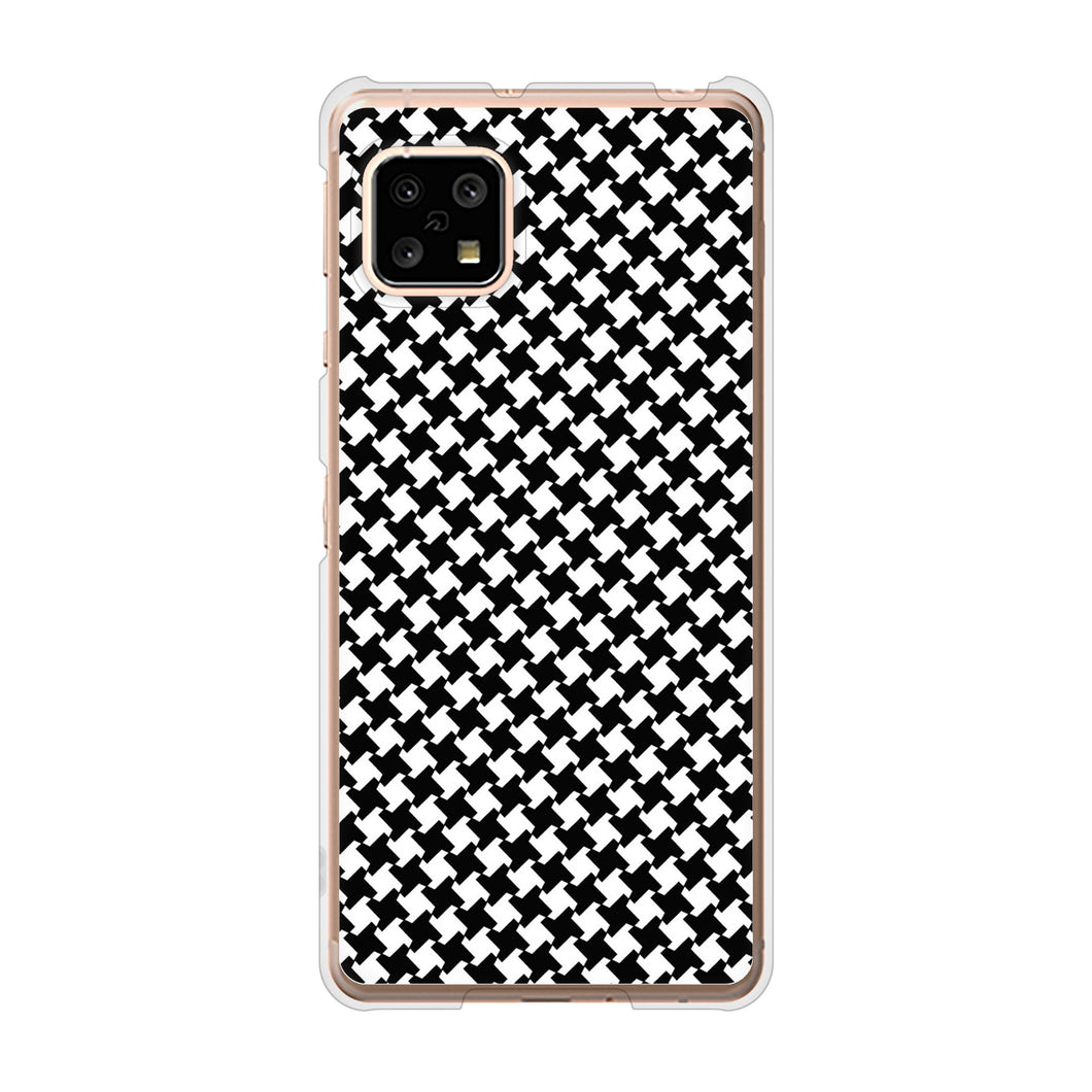 AQUOS sense5G SH-53A docomo 高画質仕上げ 背面印刷 ハードケース 【514 和柄&筆文字 風車】