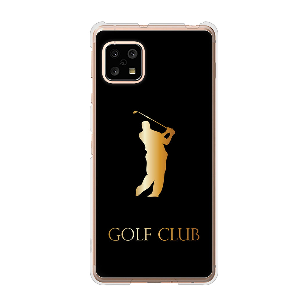 AQUOS sense5G SH-53A docomo 高画質仕上げ 背面印刷 ハードケース 【610 GOLFCLUB】