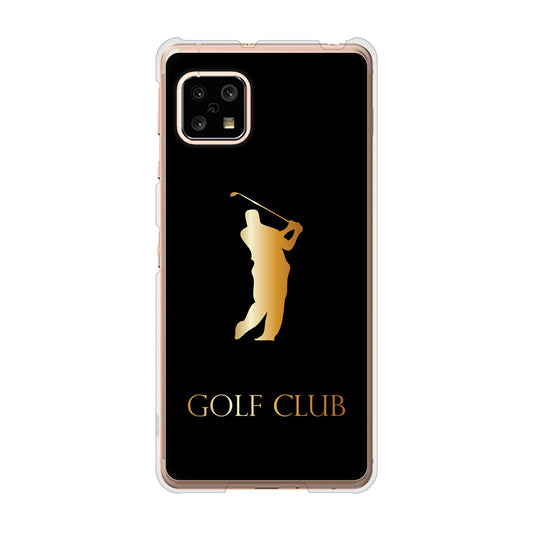 AQUOS sense5G SH-53A docomo 高画質仕上げ 背面印刷 ハードケース 【610 GOLFCLUB】