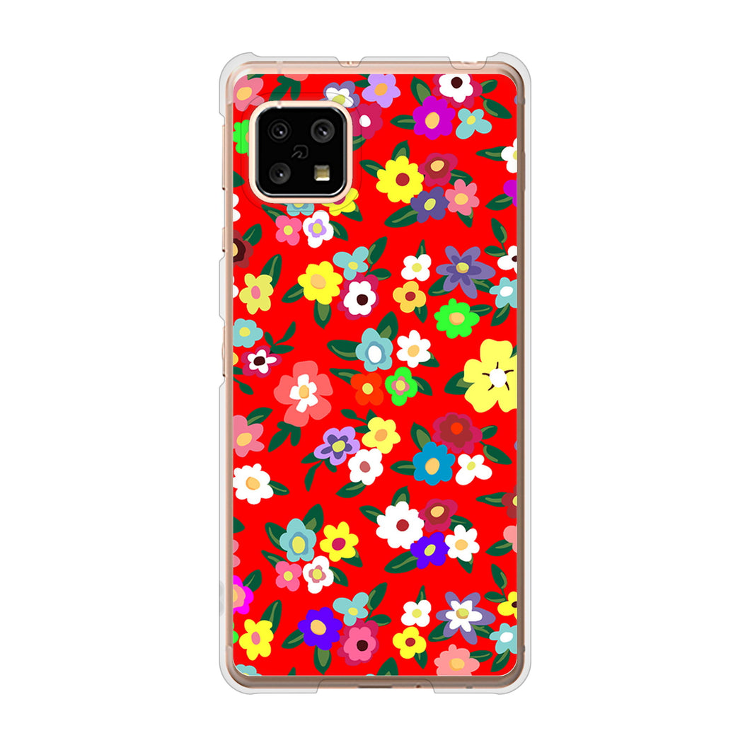 AQUOS sense5G SH-53A docomo 高画質仕上げ 背面印刷 ハードケース リバティプリント