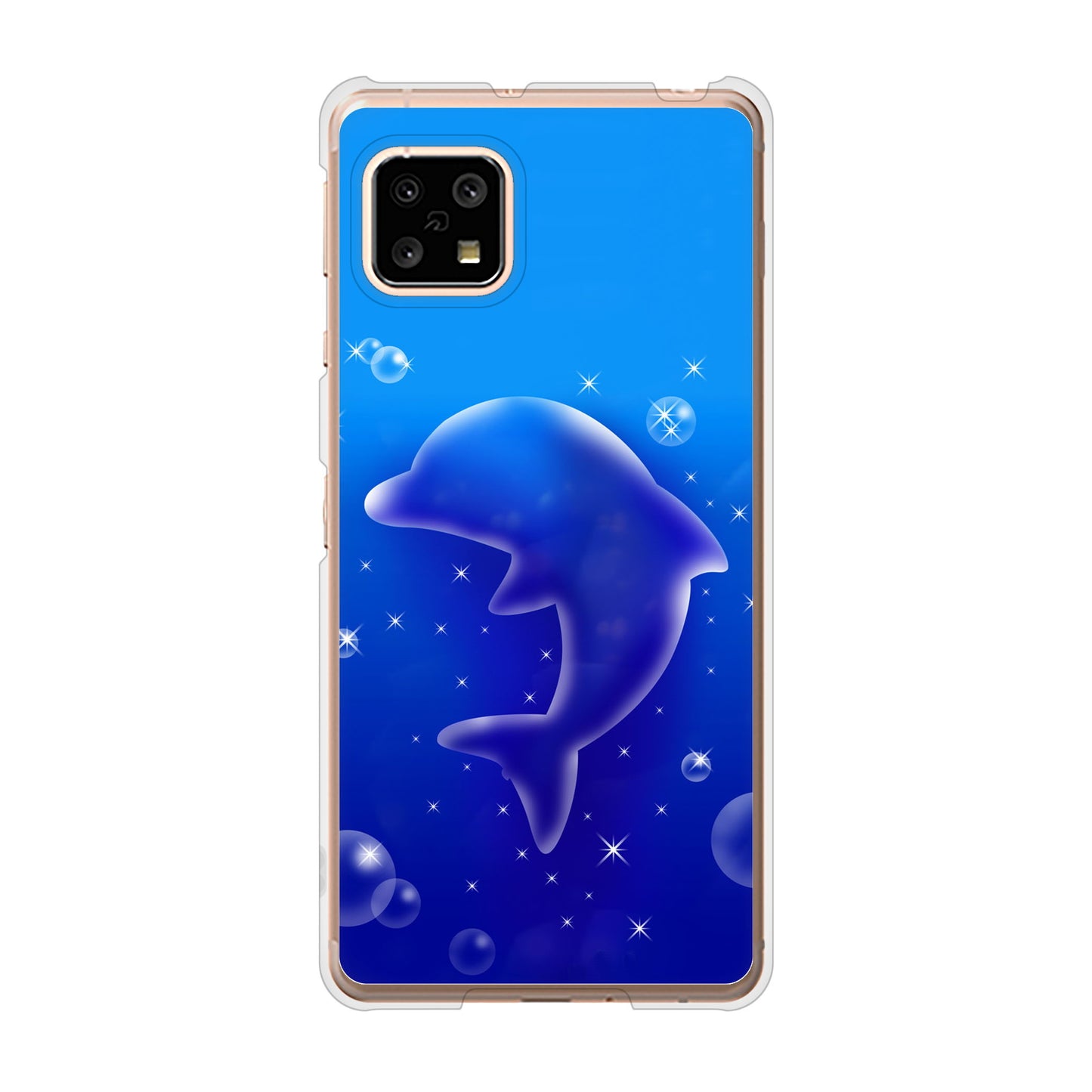 AQUOS sense5G SH-53A docomo 高画質仕上げ 背面印刷 ハードケース 海の守り神