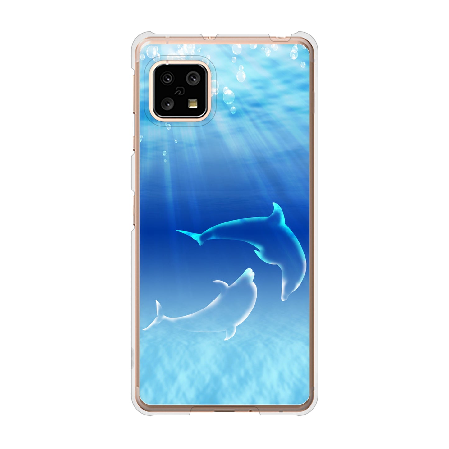 AQUOS sense5G SH-53A docomo 高画質仕上げ 背面印刷 ハードケース 海の守り神