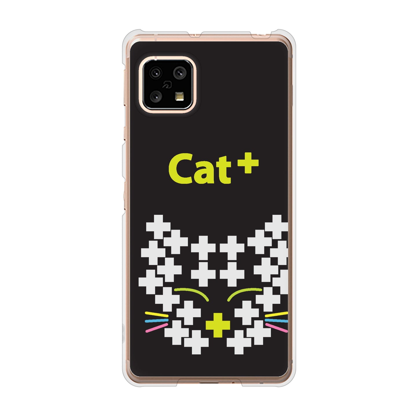 AQUOS sense5G SH-53A docomo 高画質仕上げ 背面印刷 ハードケース animal+