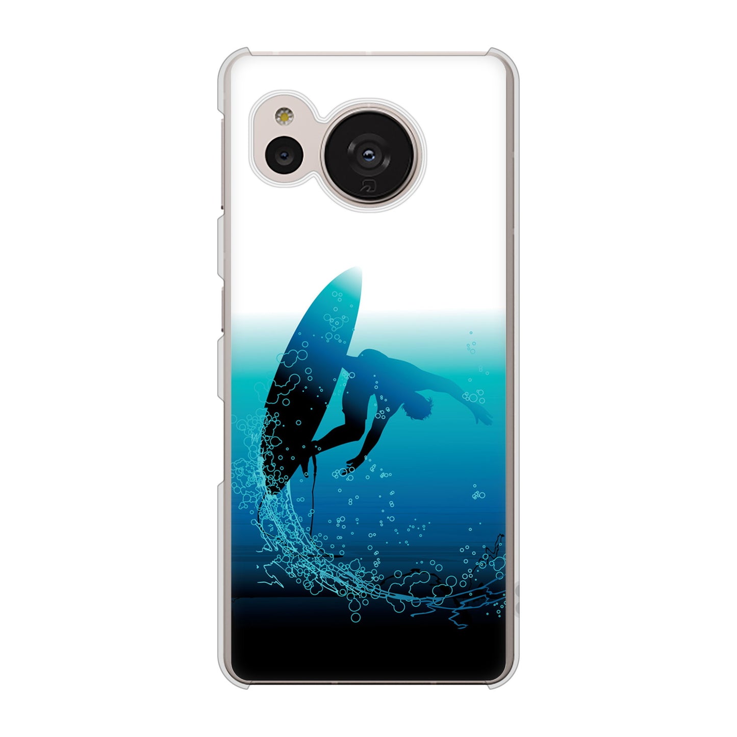 AQUOS sense7 SH-53C docomo 高画質仕上げ 背面印刷 ハードケース 【416 カットバック】