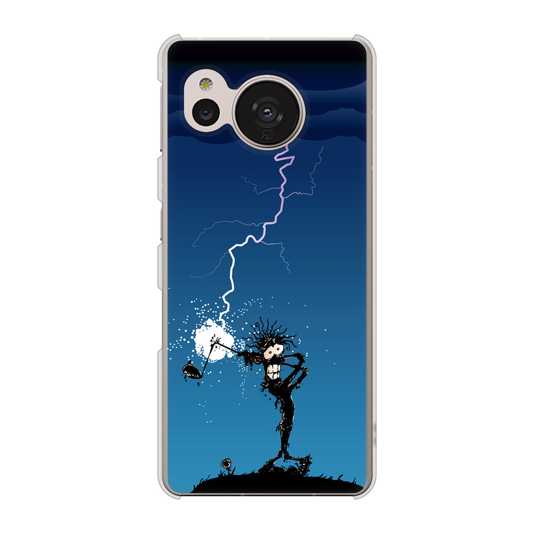 AQUOS sense7 SH-53C docomo 高画質仕上げ 背面印刷 ハードケース 【417 ゴルファーの苦難】