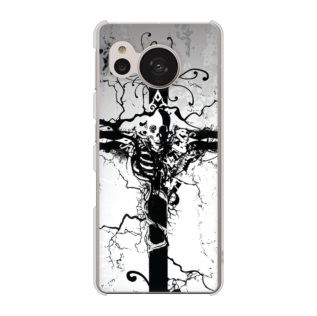 AQUOS sense7 SH-53C docomo 高画質仕上げ 背面印刷 ハードケース 【432 張付の骸】