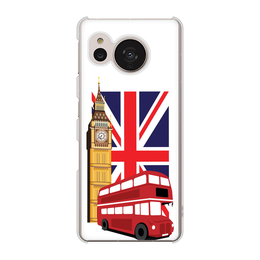 AQUOS sense7 SH-53C docomo 高画質仕上げ 背面印刷 ハードケース イギリスの風景