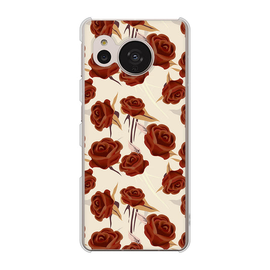 AQUOS sense7 SH-53C docomo 高画質仕上げ 背面印刷 ハードケース 【1157 クラシックローズ】