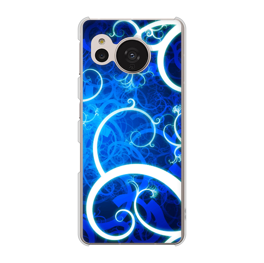 AQUOS sense7 SH-53C docomo 高画質仕上げ 背面印刷 ハードケース 【EK850 神秘の草】