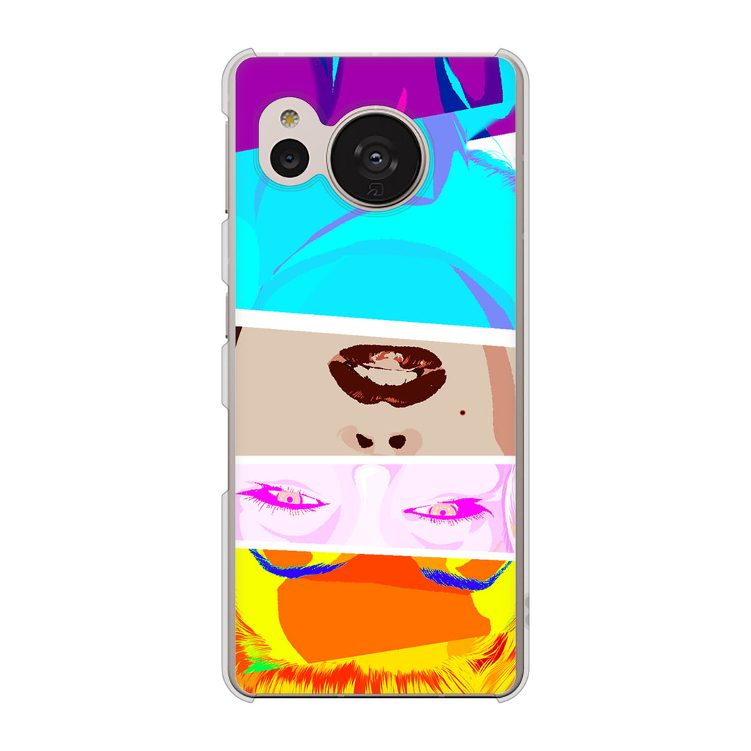 AQUOS sense7 SH-53C docomo 高画質仕上げ 背面印刷 ハードケース マリリンモンローデザイン