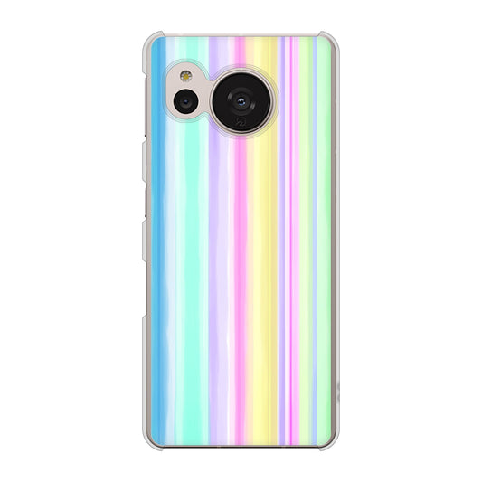 AQUOS sense7 SH-53C docomo 高画質仕上げ 背面印刷 ハードケース レインボー