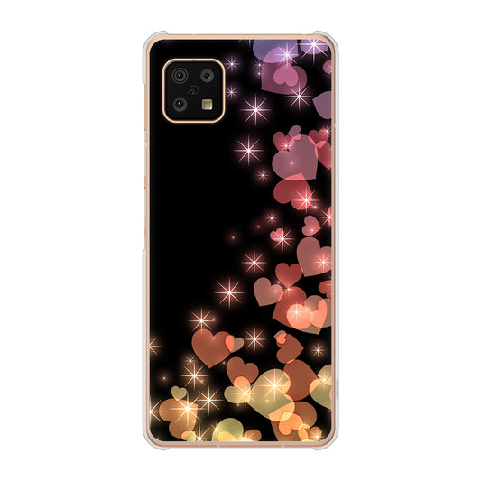 AQUOS sense6 SH-54B docomo 高画質仕上げ 背面印刷 ハードケース きらめきハート