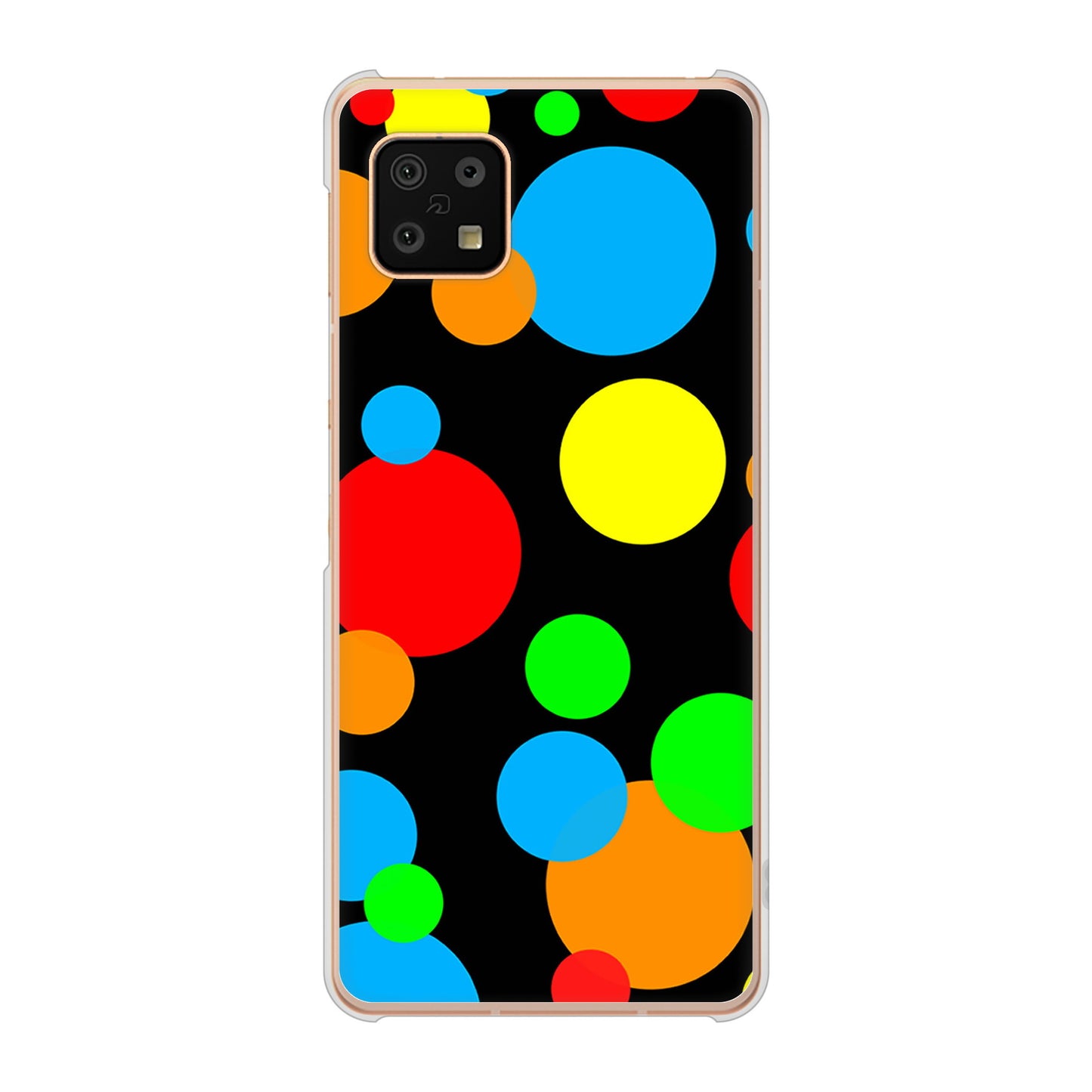 AQUOS sense6 SH-54B docomo 高画質仕上げ 背面印刷 ハードケース 【076 シンプル(大阪のおばちゃん)】