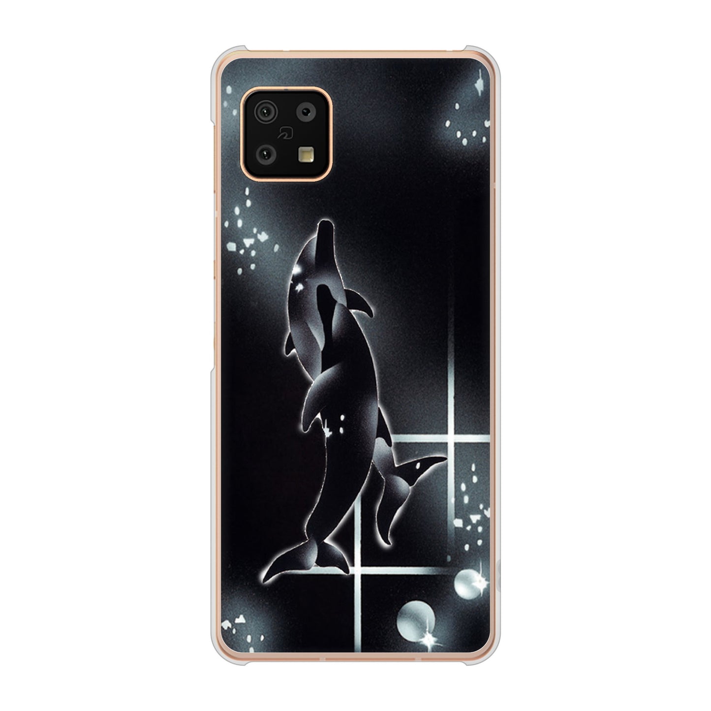 AQUOS sense6 SH-54B docomo 高画質仕上げ 背面印刷 ハードケース 海の守り神