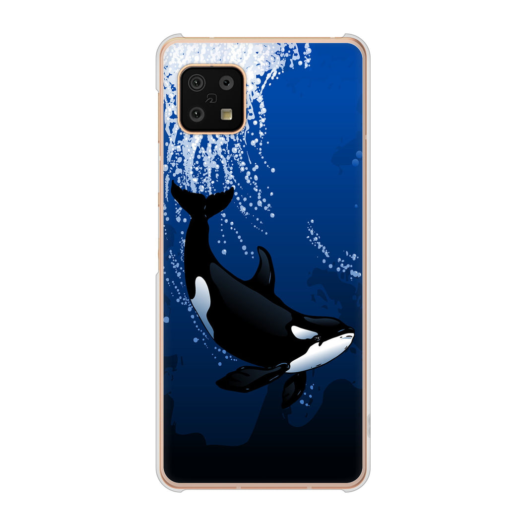 AQUOS sense6 SH-54B docomo 高画質仕上げ 背面印刷 ハードケース 海の守り神