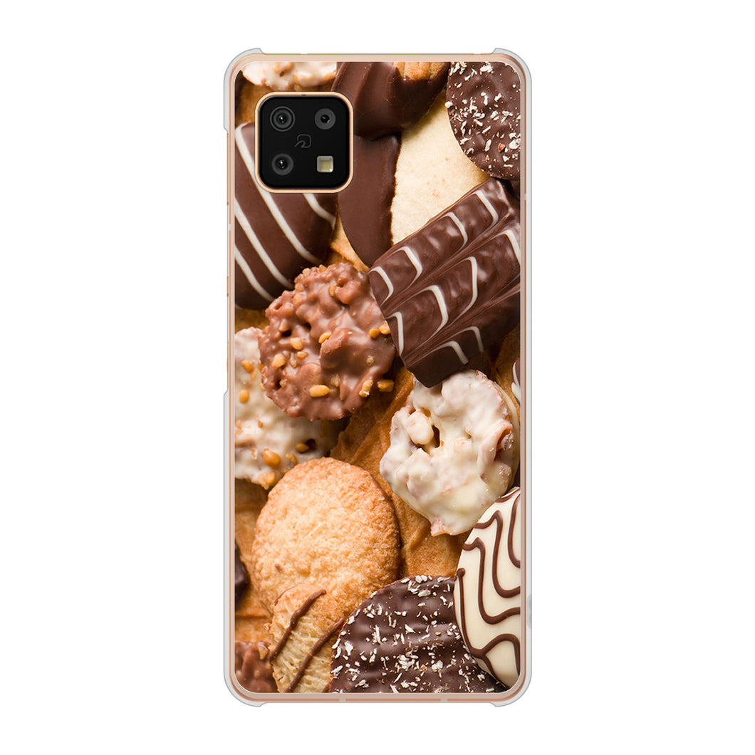 AQUOS sense6 SH-54B docomo 高画質仕上げ 背面印刷 ハードケース スイーツ