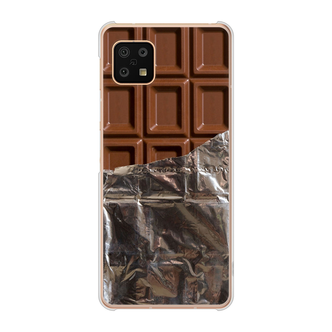 AQUOS sense6 SH-54B docomo 高画質仕上げ 背面印刷 ハードケース 板チョコ