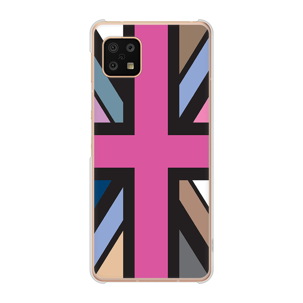 AQUOS sense6 SH-54B docomo 高画質仕上げ 背面印刷 ハードケース ユニオンジャック