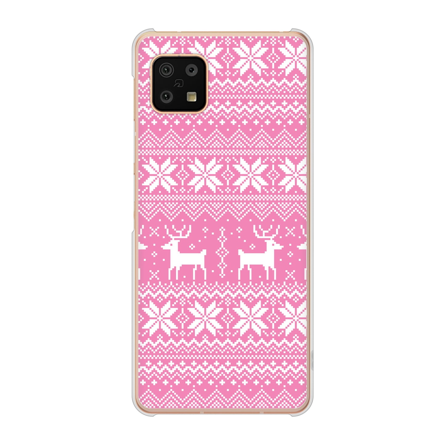 AQUOS sense6 SH-54B docomo 高画質仕上げ 背面印刷 ハードケース クリスマス