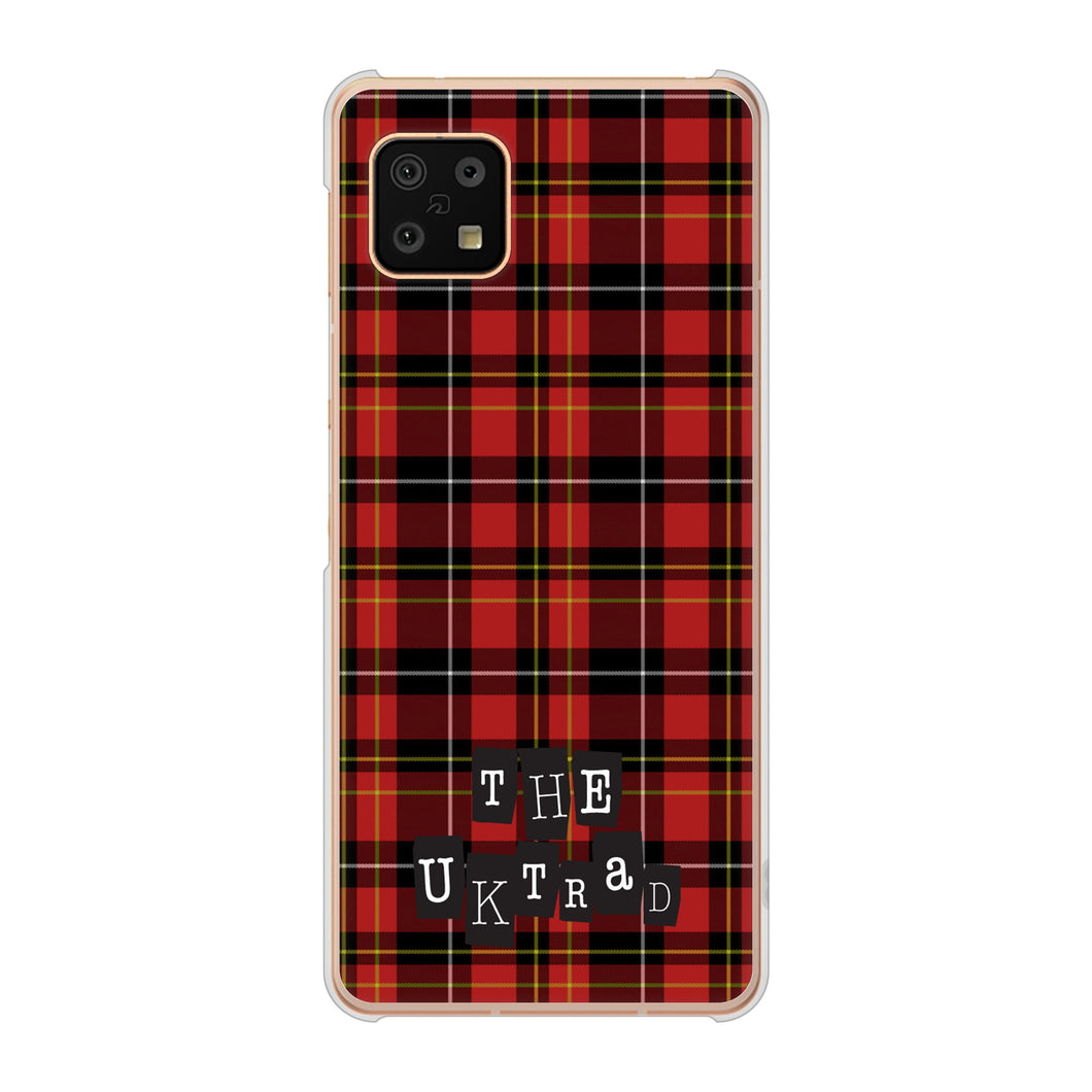 AQUOS sense6 SH-54B docomo 高画質仕上げ 背面印刷 ハードケース 【547 THEチェック】