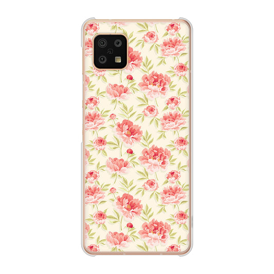 AQUOS sense6 SH-54B docomo 高画質仕上げ 背面印刷 ハードケース 北欧の小花