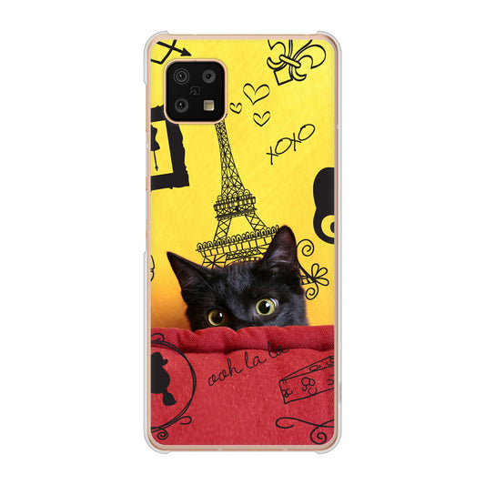 AQUOS sense6 SH-54B docomo 高画質仕上げ 背面印刷 ハードケース LOVE フランス