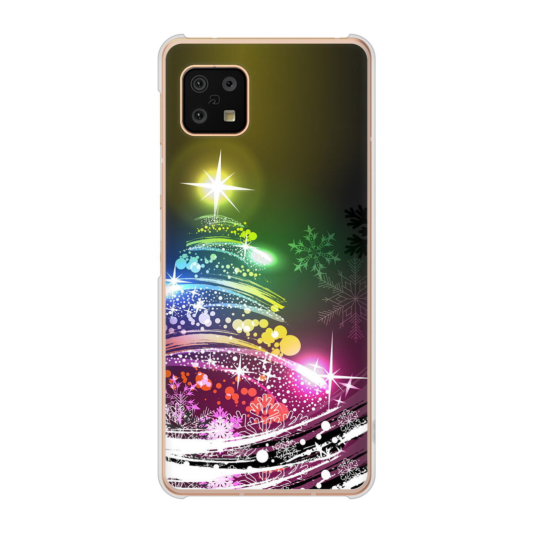 AQUOS sense6 SH-54B docomo 高画質仕上げ 背面印刷 ハードケース クリスマス