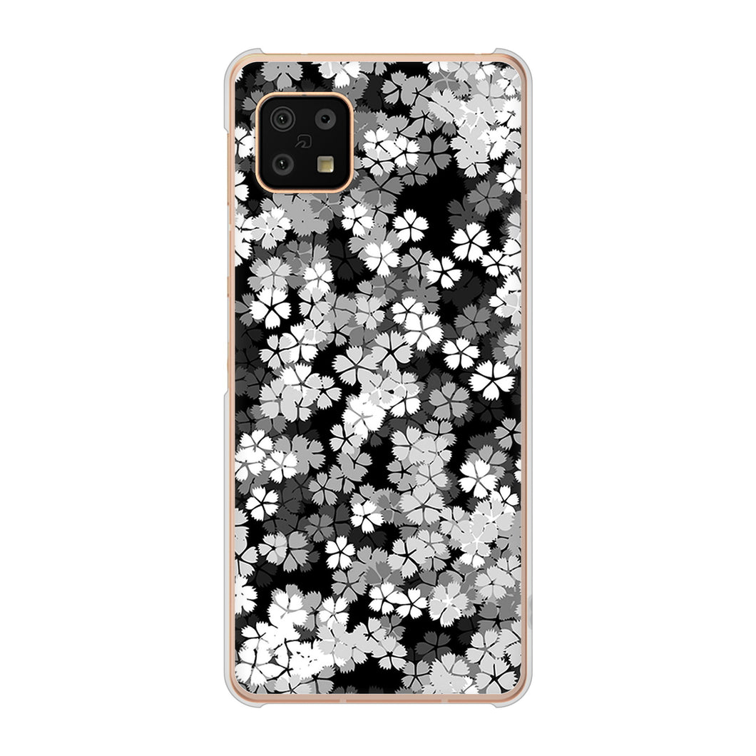 AQUOS sense6 SH-54B docomo 高画質仕上げ 背面印刷 ハードケース 【1332 夜桜】