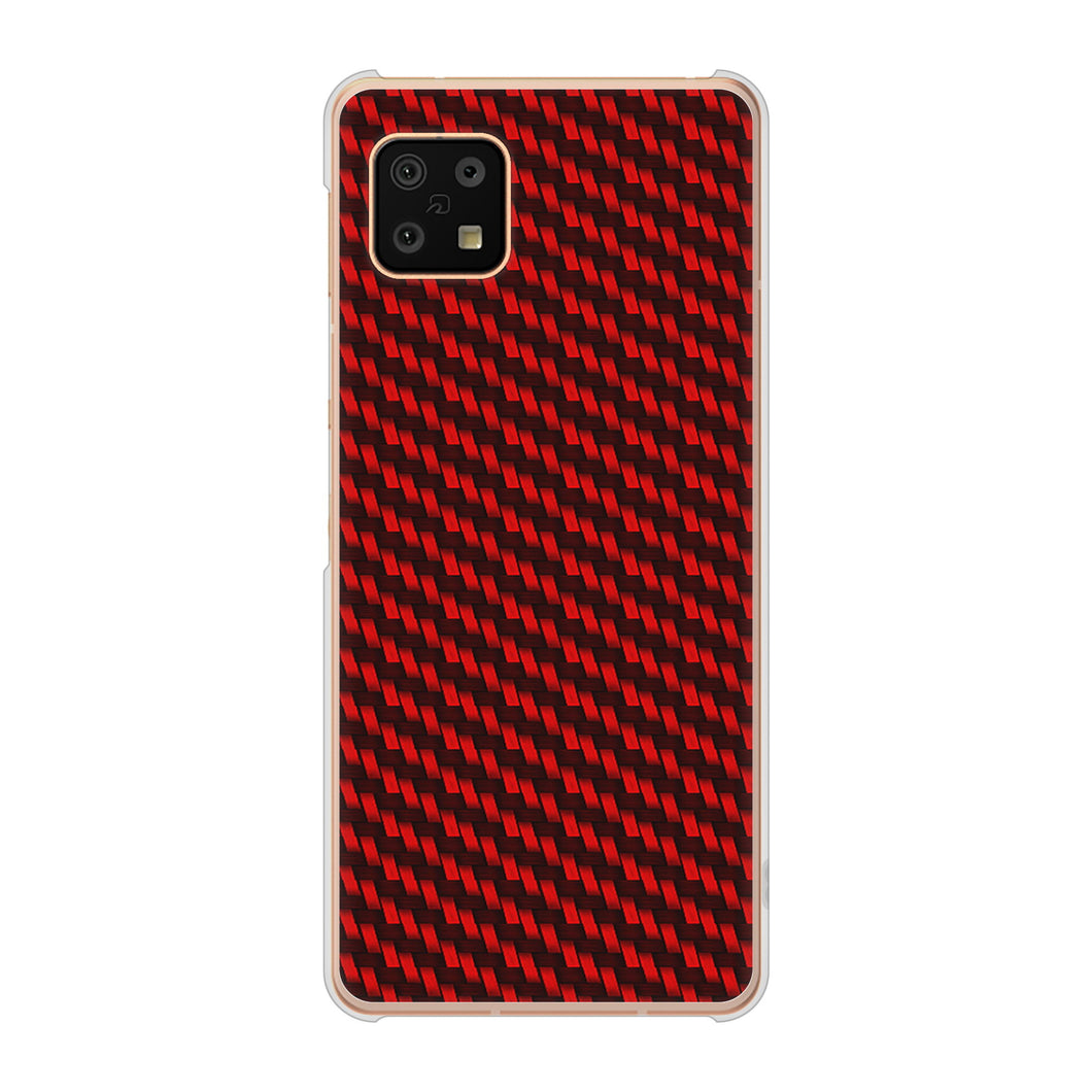AQUOS sense6 SH-54B docomo 高画質仕上げ 背面印刷 ハードケース カーボン