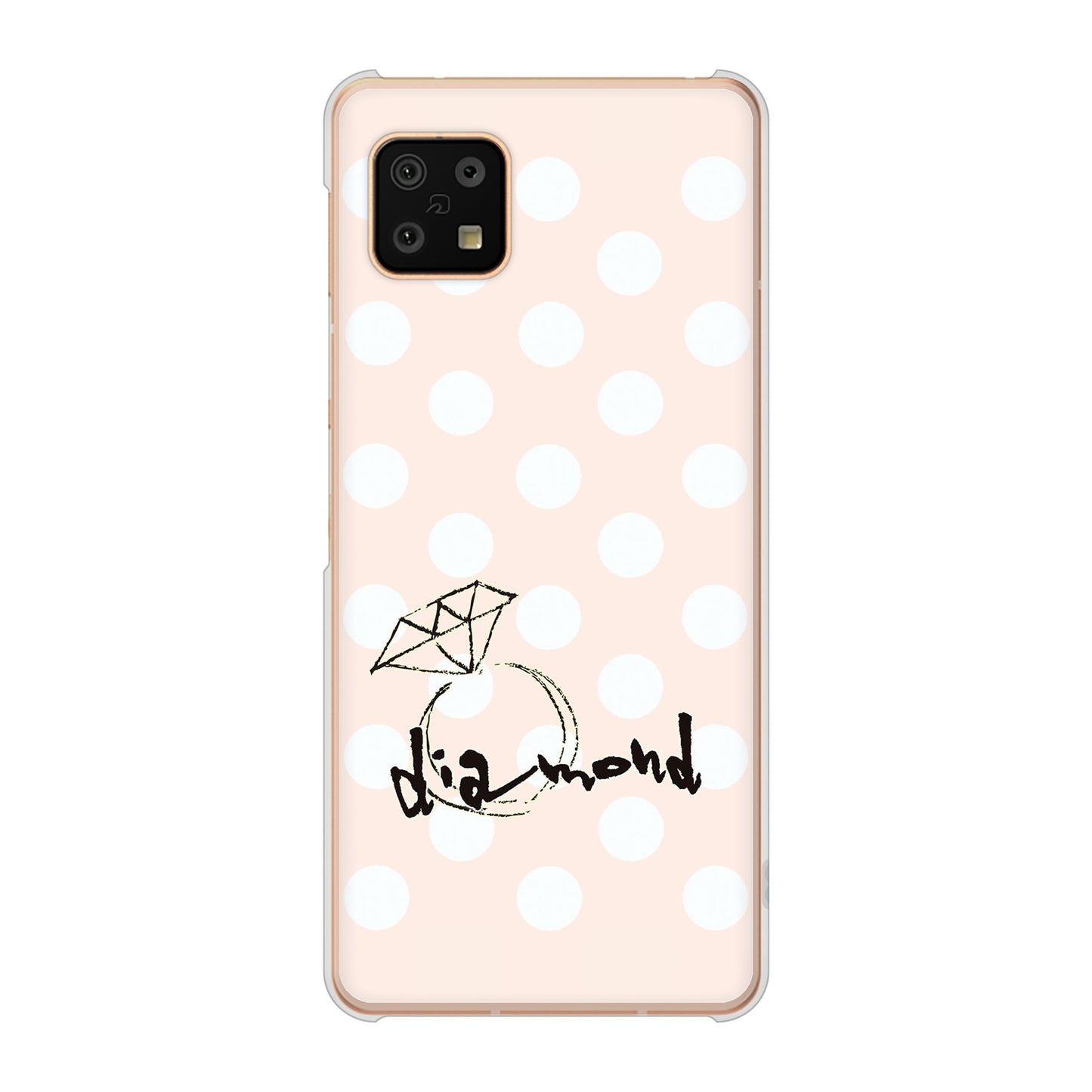 AQUOS sense6 SH-54B docomo 高画質仕上げ 背面印刷 ハードケース 大野詠舟 誕生石