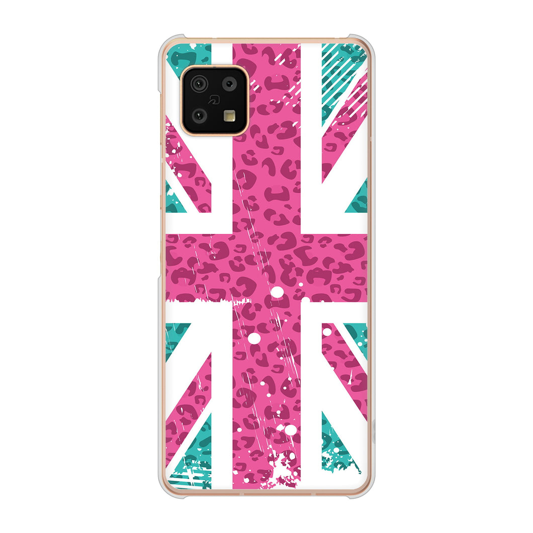 AQUOS sense6 SH-54B docomo 高画質仕上げ 背面印刷 ハードケース ユニオンジャック