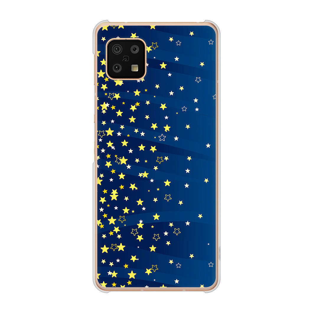 AQUOS sense6 SH-54B docomo 高画質仕上げ 背面印刷 ハードケース 【VA842 満天の星空】