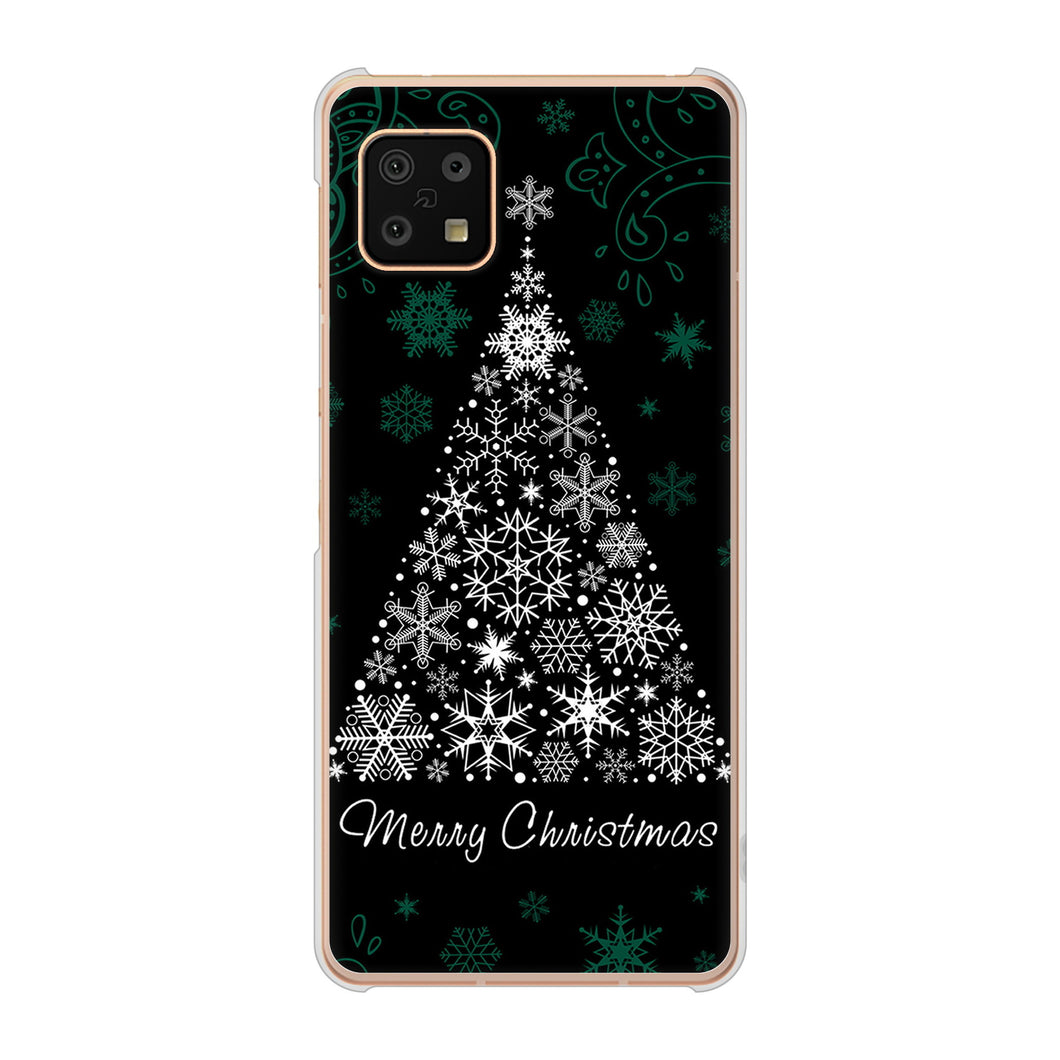 AQUOS sense6 SH-54B docomo 高画質仕上げ 背面印刷 ハードケース クリスマス