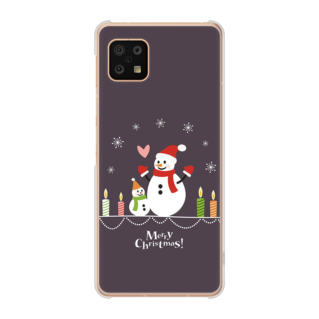 AQUOS sense6 SH-54B docomo 高画質仕上げ 背面印刷 ハードケース クリスマス