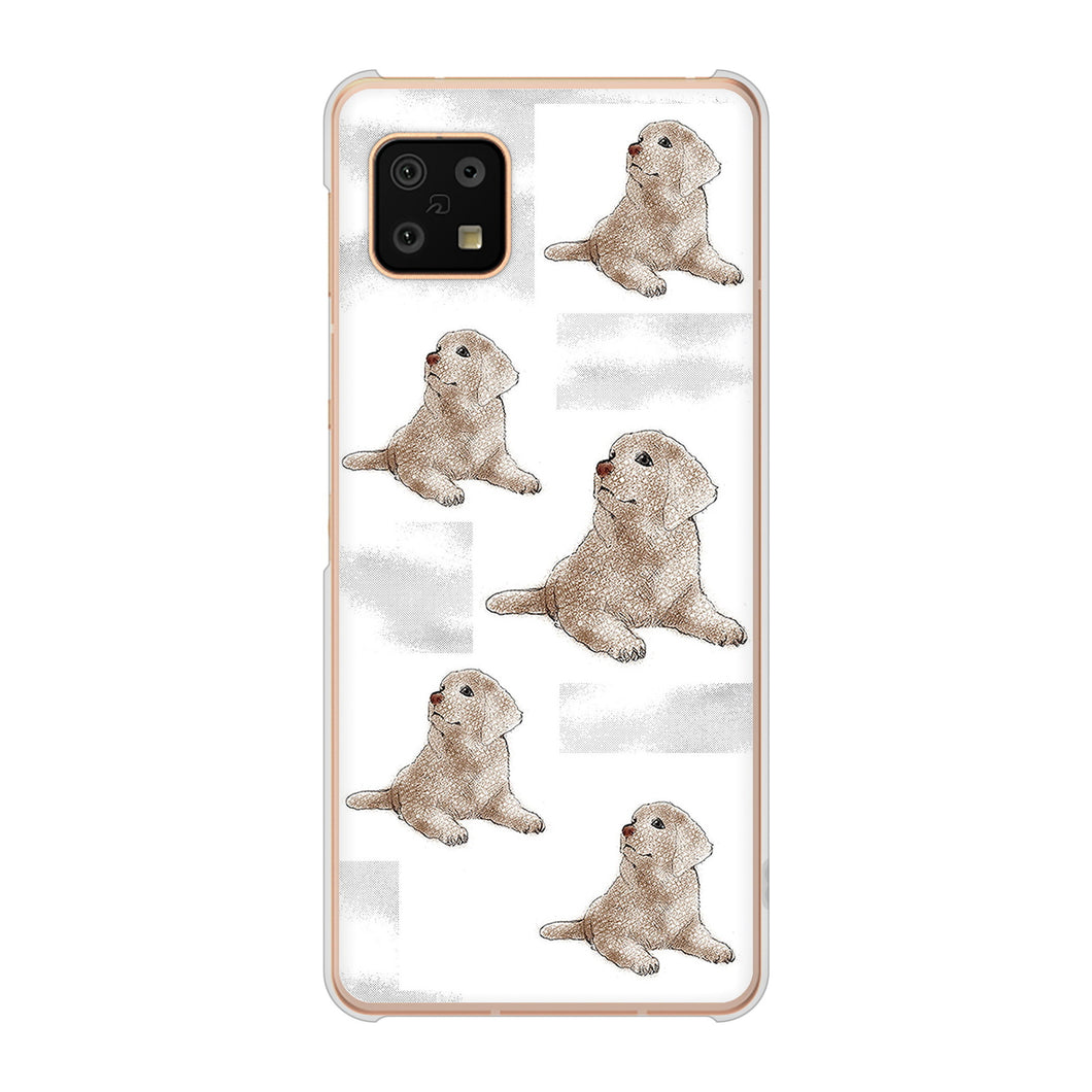 AQUOS sense6 SH-54B docomo 高画質仕上げ 背面印刷 ハードケース ラブラドールレトリバー