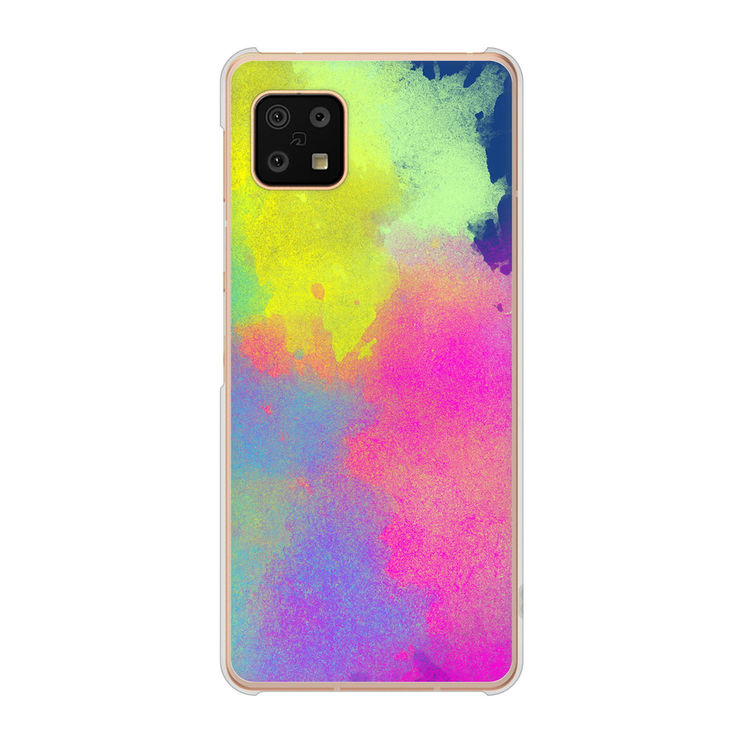 AQUOS sense6 SH-54B docomo 高画質仕上げ 背面印刷 ハードケース パステルアート