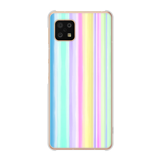 AQUOS sense6 SH-54B docomo 高画質仕上げ 背面印刷 ハードケース レインボー
