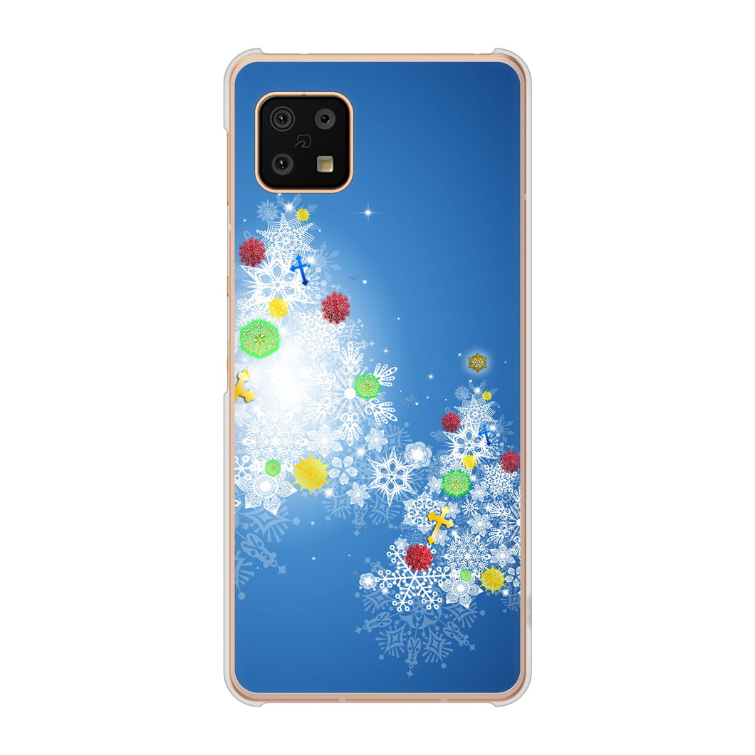 AQUOS sense6 SH-54B docomo 高画質仕上げ 背面印刷 ハードケース クリスマス