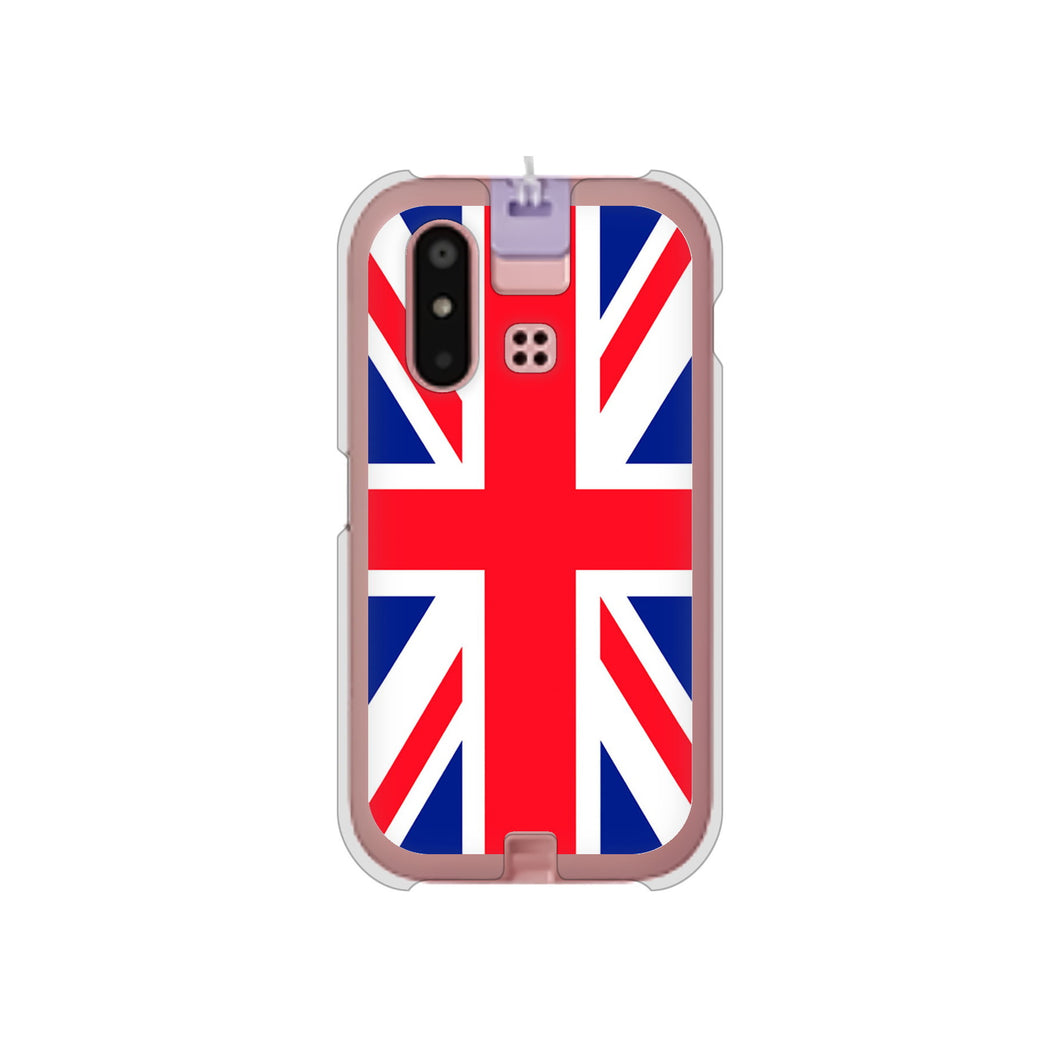 mamorino6 SHF35 au 高画質仕上げ 背面印刷 ハードケース【200 イギリス (ユニオン・ジャック)】