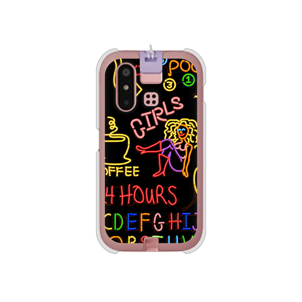 mamorino6 SHF35 au 高画質仕上げ 背面印刷 ハードケース【284 カジノ】