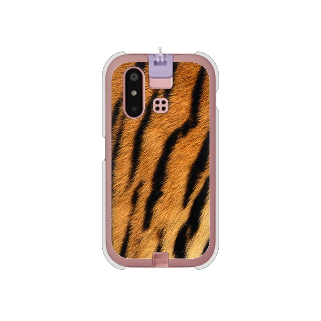 mamorino6 SHF35 au 高画質仕上げ 背面印刷 ハードケース【EK847 虎柄】