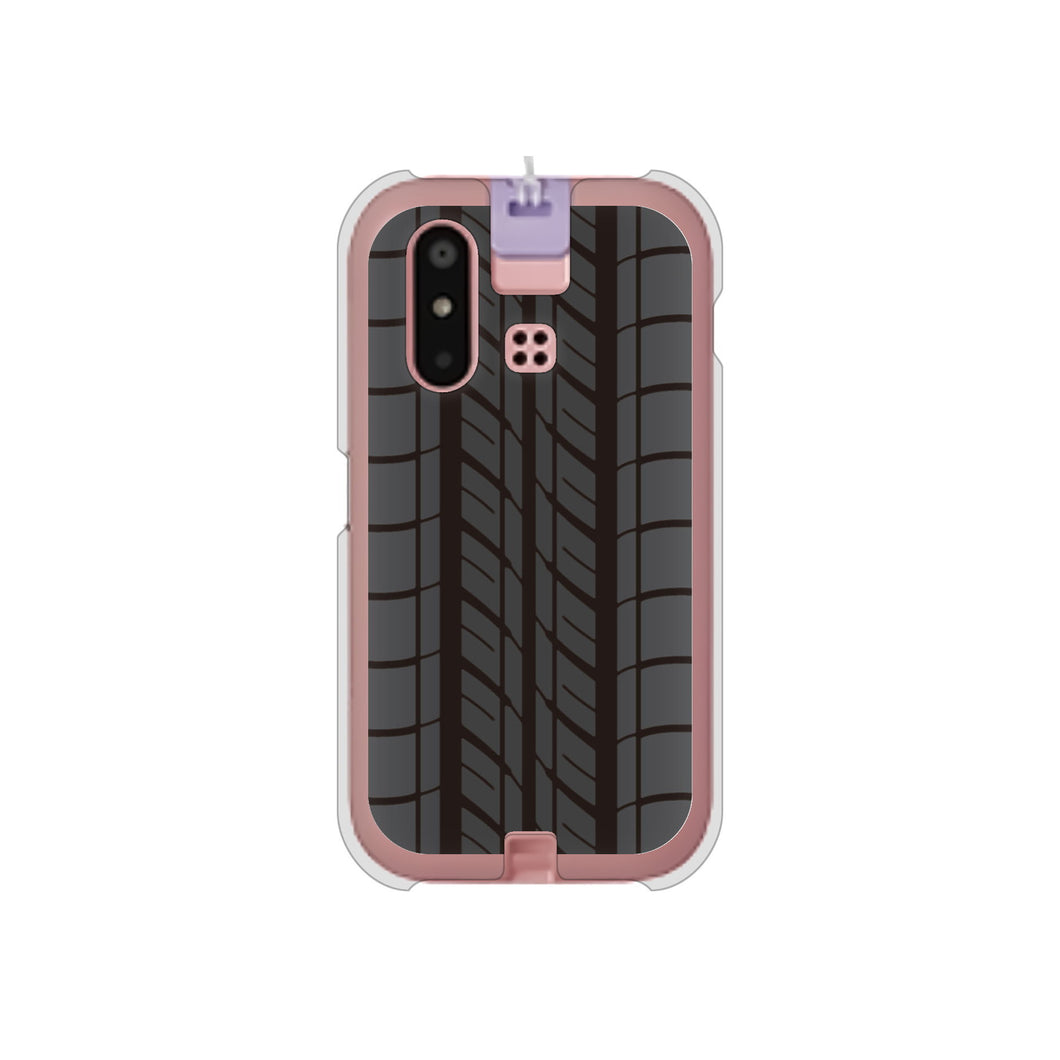 mamorino6 SHF35 au 高画質仕上げ 背面印刷 ハードケース【IB931 タイヤ】