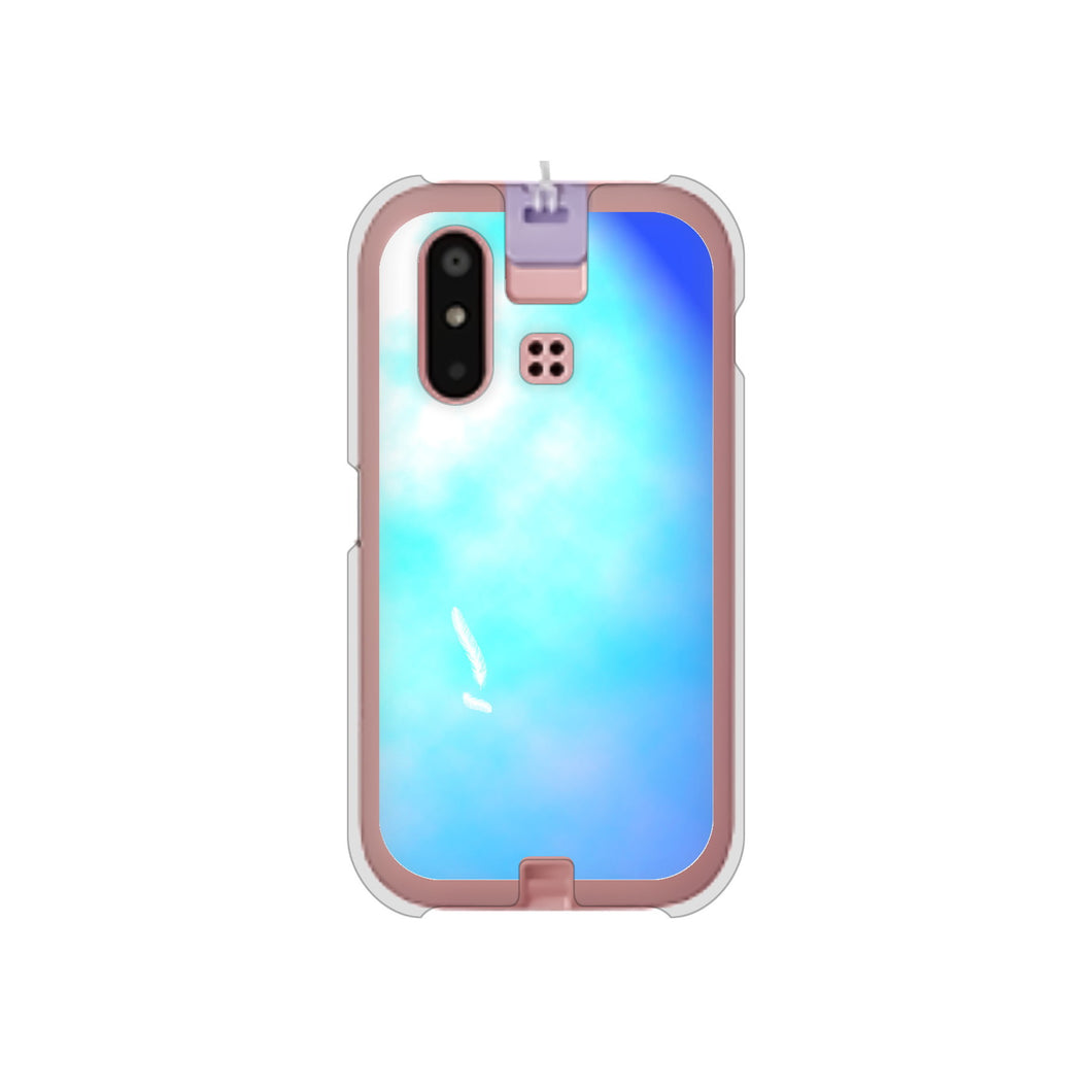 mamorino6 SHF35 au 高画質仕上げ 背面印刷 ハードケース【YJ291 デザイン 光】