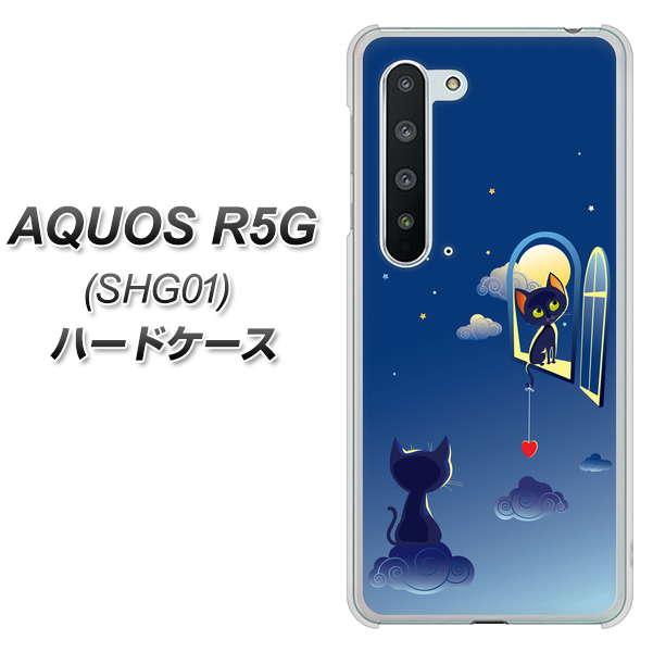 au アクオス R5G SHG01 高画質仕上げ 背面印刷 ハードケース【341 恋の駆け引き】