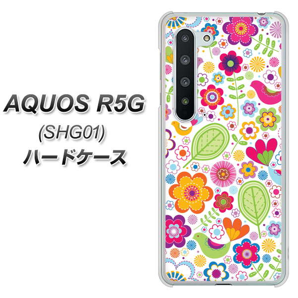 au アクオス R5G SHG01 高画質仕上げ 背面印刷 ハードケース【477 幸せな絵】