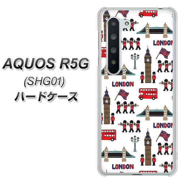 au アクオス R5G SHG01 高画質仕上げ 背面印刷 ハードケース【EK811 ロンドンの街】