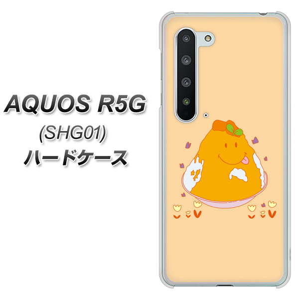 au アクオス R5G SHG01 高画質仕上げ 背面印刷 ハードケース【MA904 台湾風かき氷】