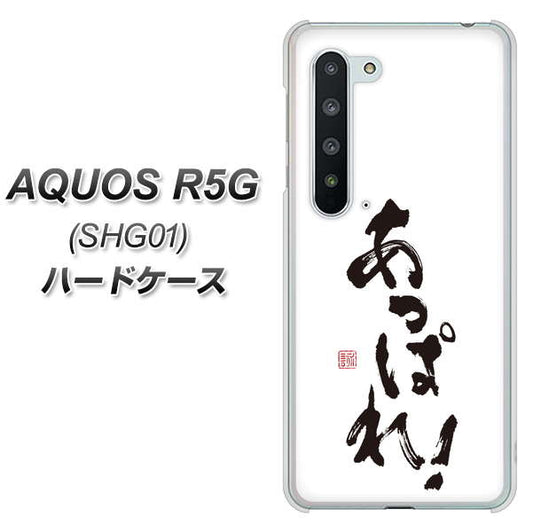 au アクオス R5G SHG01 高画質仕上げ 背面印刷 ハードケース【OE846 あっぱれ！】