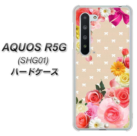 au アクオス R5G SHG01 高画質仕上げ 背面印刷 ハードケース【SC825 ロリータレース】