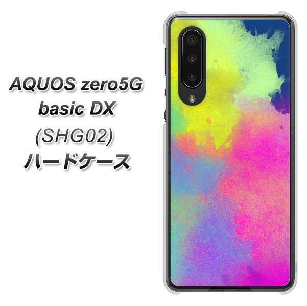 au アクオスゼロ5G basic DX SHG02 高画質仕上げ 背面印刷 ハードケース【YJ294 デザイン色彩】